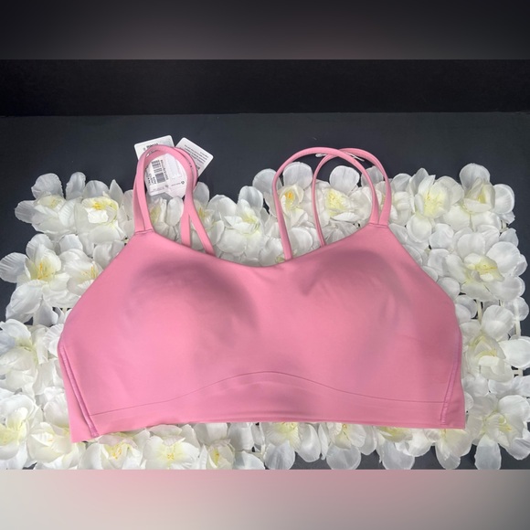 Lululemon like a cloud Pink Double Strap Bralette NEW - Picture 2 of 7